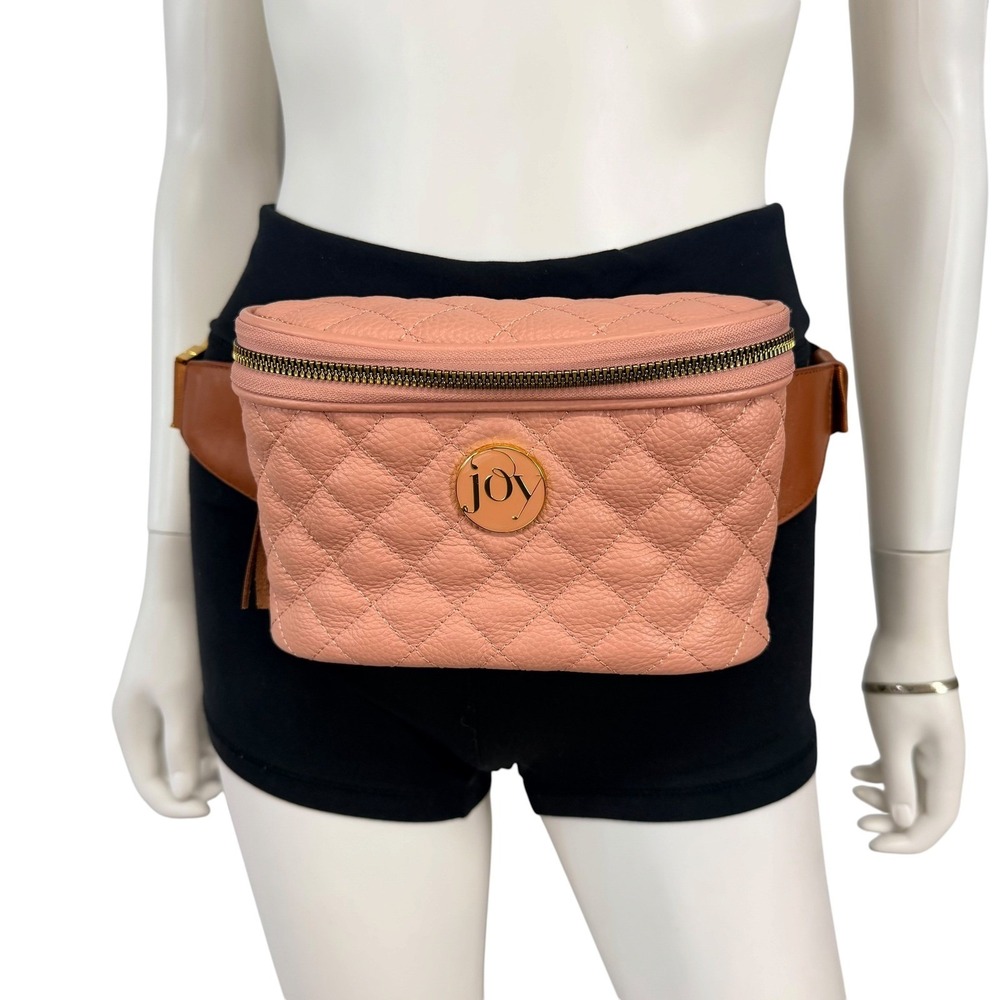 Pink Quilted Belt Crossbody Bag Barbie Coquette Princess Soft Girl Feminine Chic